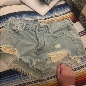 Free People Loving Good Vibrations Denim Shorts. Love so much - just didn’t fit🧡